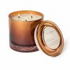 Świeca zapachowa Terra Tabac Statement Glass Candle ILLUME 590 g z trzema knota